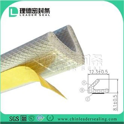 Adhesive Series Leader Brand for Furniture and Sliding Door Action in Dust Proof Soundproof and Sealing Coated Sealing Strip